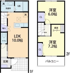 パーク ヒルズの物件間取画像